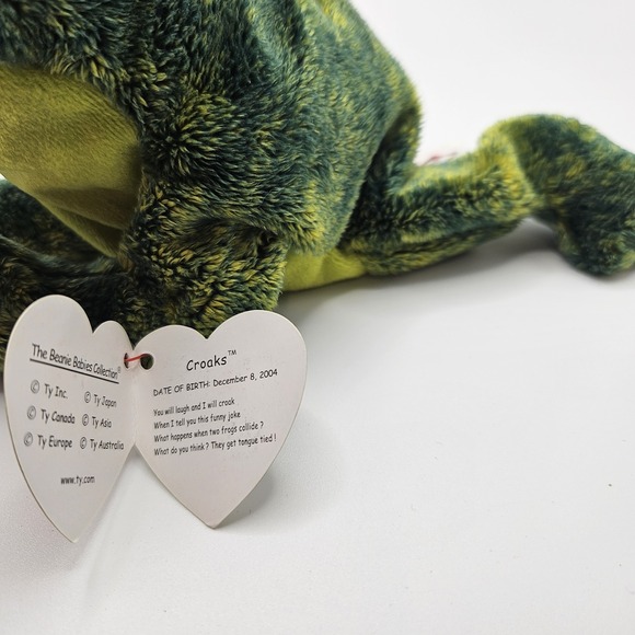 Ty Beanie Babie Bundle: Crooks, Stinger, Iggy.‎ Lizzy, And Teenie Beanie Iggy - Picture 9 of 11